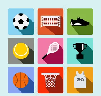 体育元素图标,免抠元素