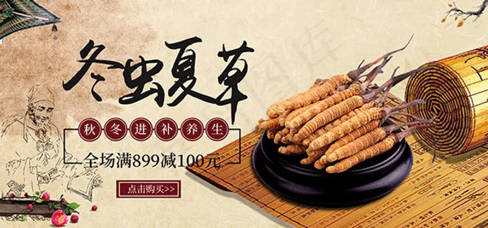 淘宝冬虫夏草促销