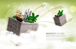 立方体上的物件