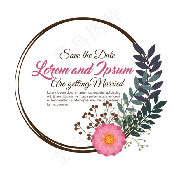 温馨婚礼请柬模板