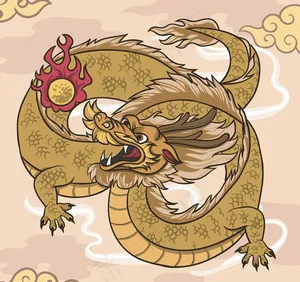 创意金龙戏珠