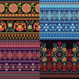 民族花纹背景