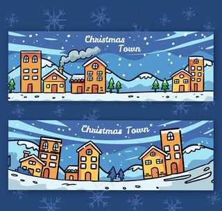 圣诞小镇banner
