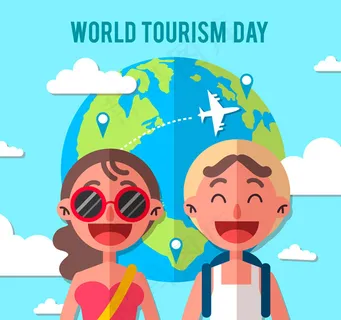 世界旅游日矢量 世界旅游日矢量