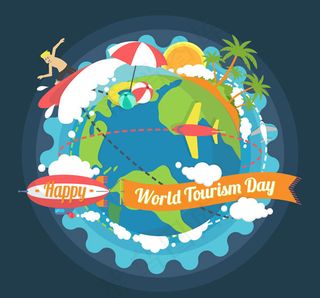世界旅游日地球
