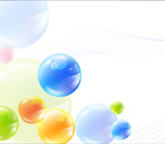 水晶圆球动感线条