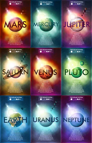 行星科学海报