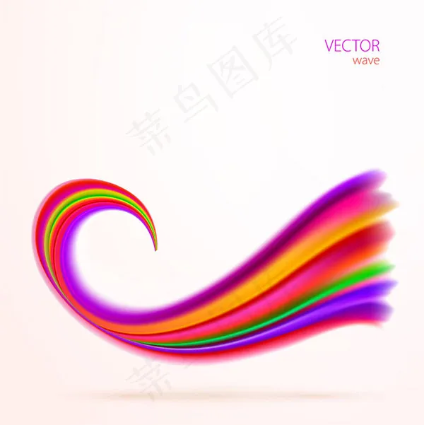 绚丽彩色线条素材eps,ai矢量模版下载