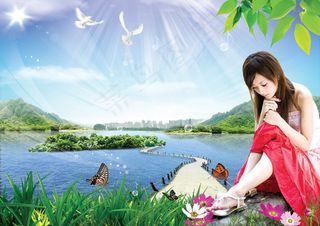 绿野仙踪美女风景