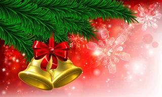 圣诞节铃铛背景