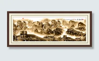 中国风长城挂画