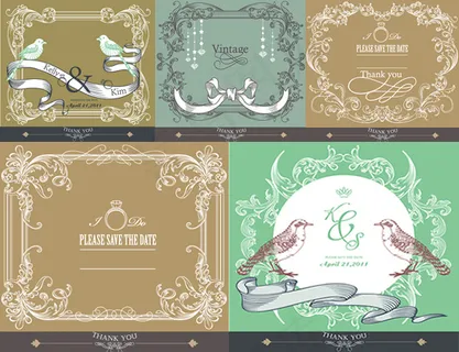 飘带装点花纹边框 飘带装点花纹边框