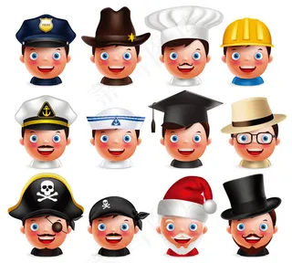 职业人物面部表情