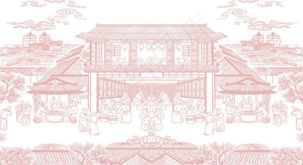 古代生活场景