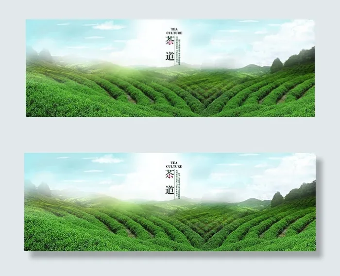 茶道图片背景psd模版下载