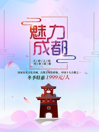 魅力成都旅游海报