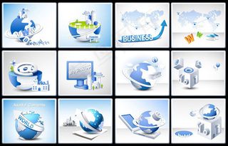 商务科技元素,背景元素