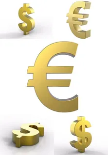 3D货币符号 3D货币符号