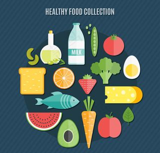健康食物矢量