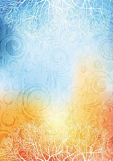 渐变树枝纹背景