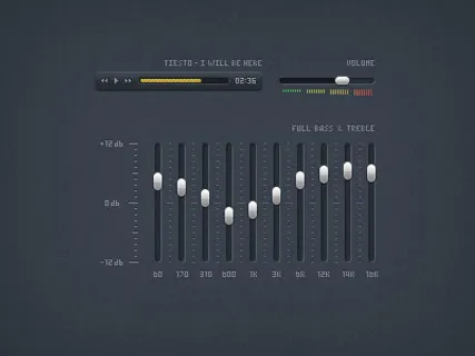 播放器调节按钮