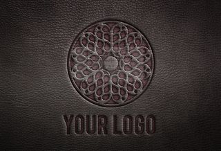 皮革纹理标志