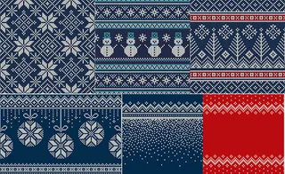 圣诞节编织背景