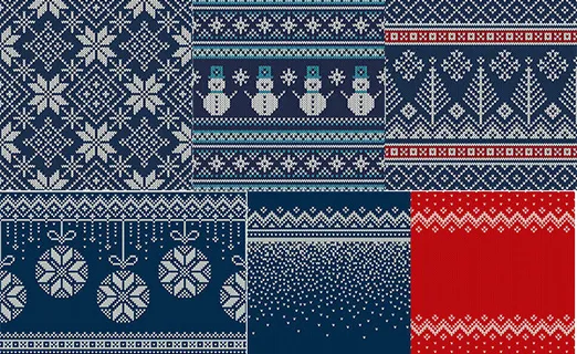 圣诞节编织背景 圣诞节编织背景