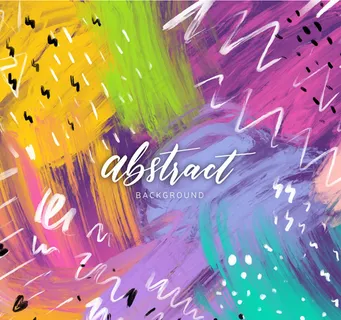 抽象拼色墨迹背景