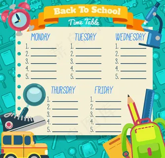 文具装饰课程表