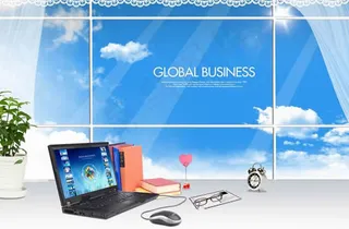 电子网络信息科技,背景元素