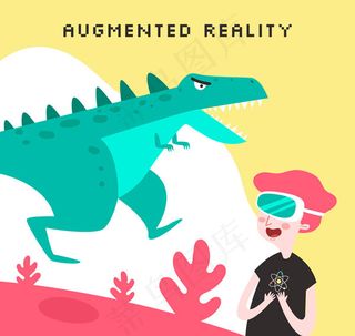 AR技术下的恐龙