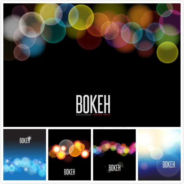 彩色光斑光晕eps,ai矢量模版下载