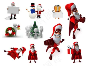 3D圣诞节高清图片