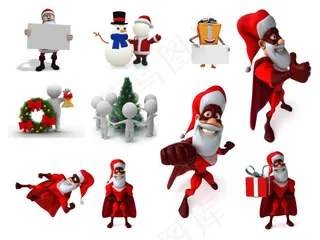 3D圣诞节高清图片