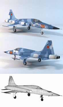 战斗机3D素材