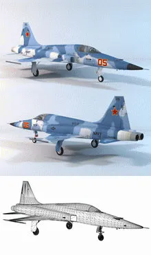战斗机3D素材