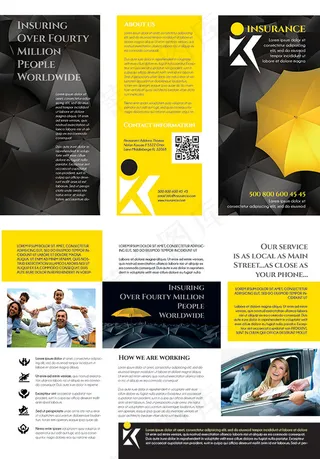 保险宣传册模板