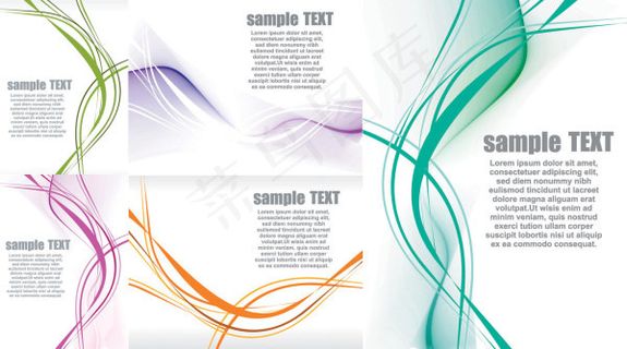 动感线条背景,背景元素