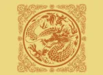 矢量古典龙纹eps,ai矢量模版下载