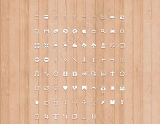 白色网页UI图标,免抠元素