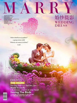 梦幻婚纱摄影海报