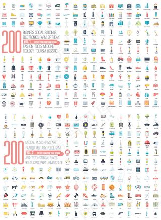 生活百科图标,免抠元素