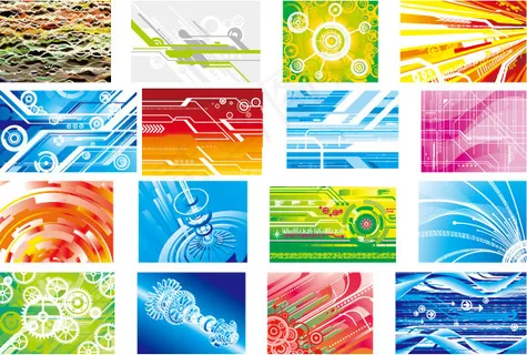 视觉科技背景,背景元素