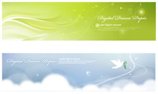 矢量梦幻banner 矢量梦幻banner