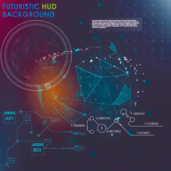 HUD元素界面eps,ai矢量模版下载