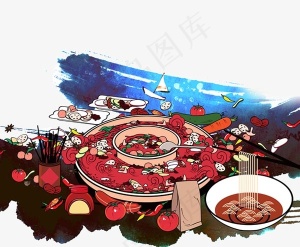 水墨火锅