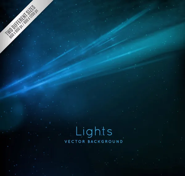 蓝色光效背景ai矢量模版下载