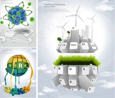 韩国商务矢量,背景元素 韩国商务矢量,背景元素