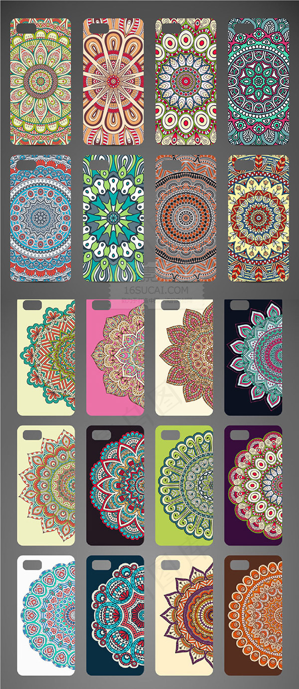 时尚手机壳花纹